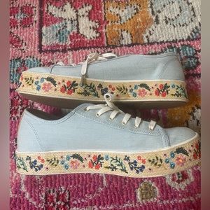 Keds Sneakers with Floral Design (size 8)